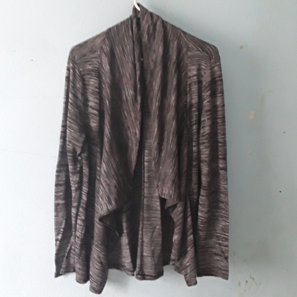 Maurices Sweaters - Maurices Moto Zip-Up Heather Gray Cardigan